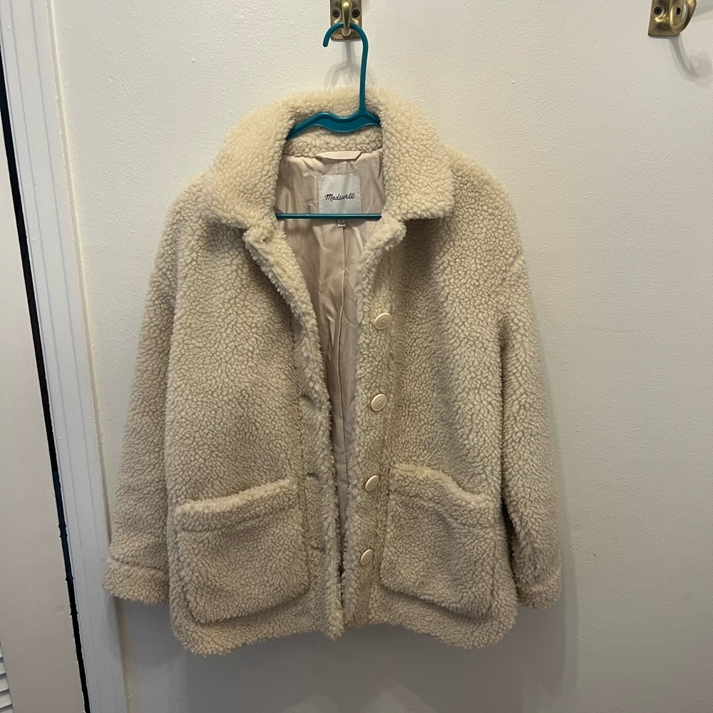 Madewell fluffy coat
